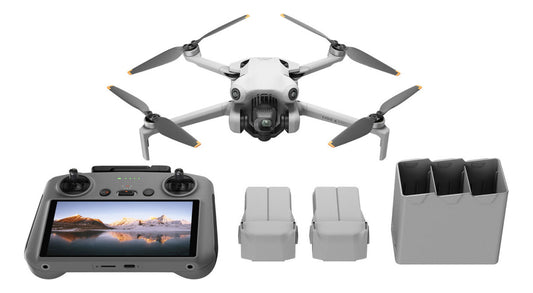 Drone Dji Mini 4 Pro Fly More Combo Plus (DJI RC 2) Color Gris